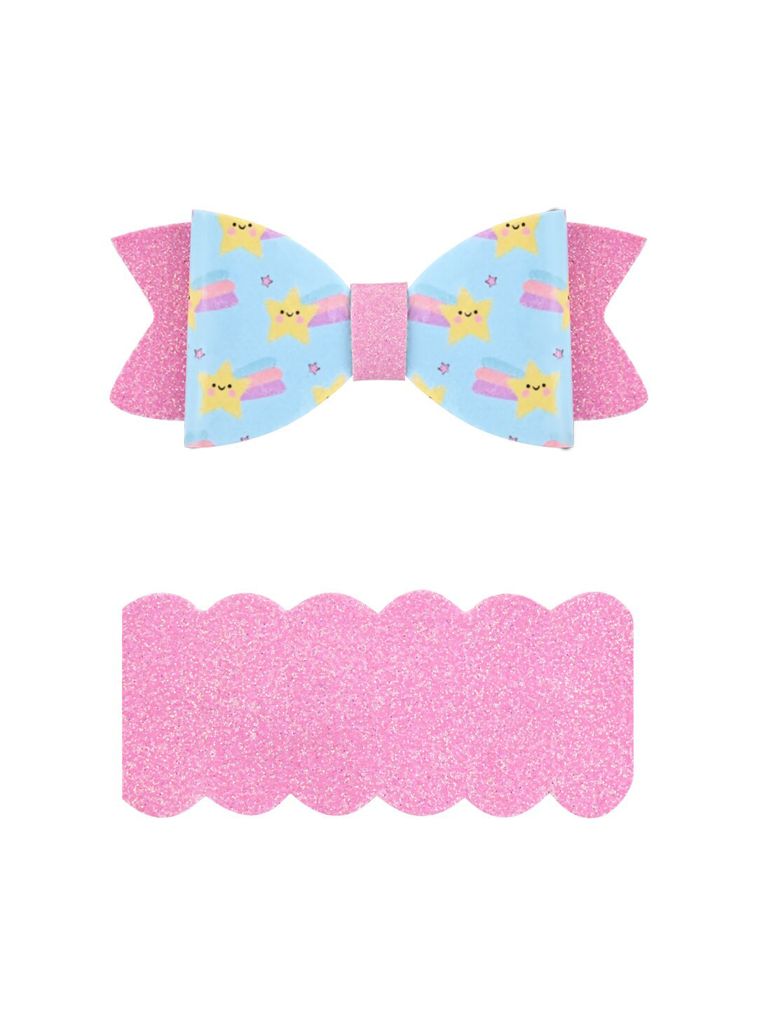 

Aye Candy Girls Set of 2 Conversational Printed Alligator Hair Clips, Yellow