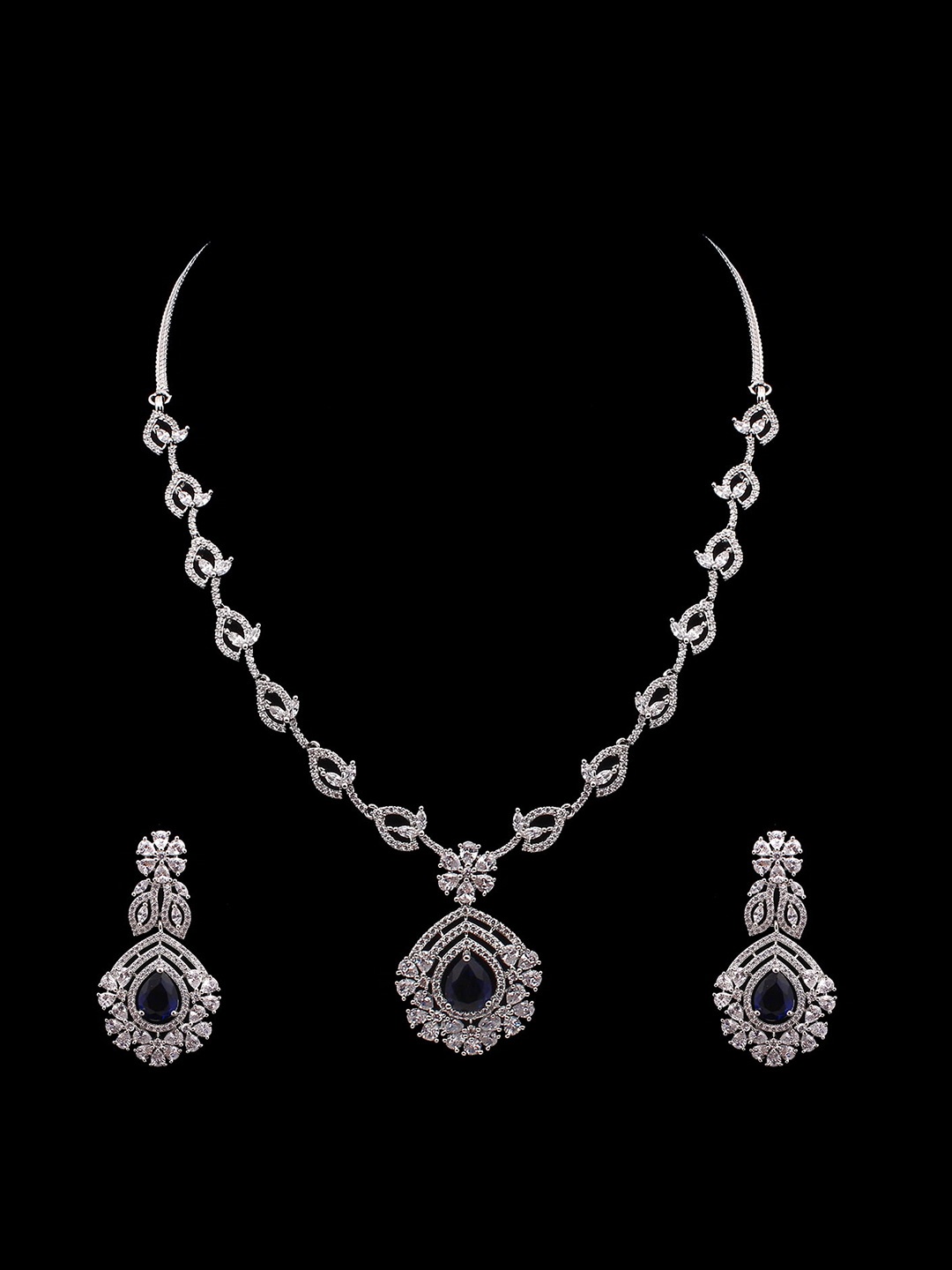 

Mirana Rhodium-Plated Jewellery Set, Silver