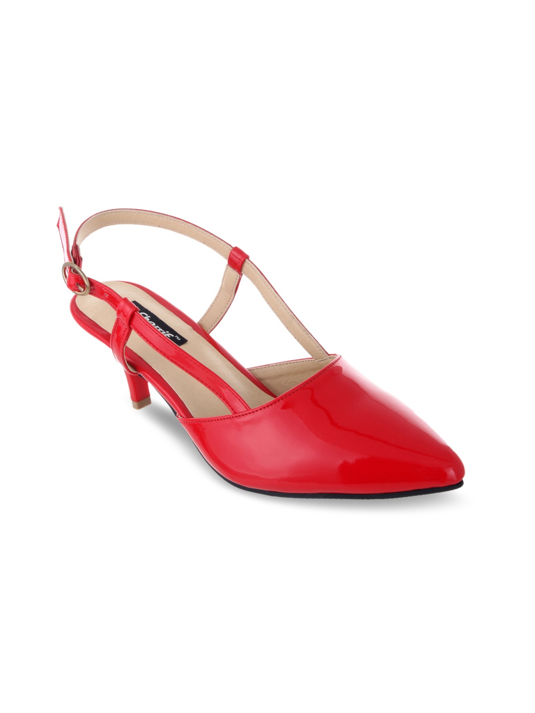 

Sherrif Shoes Women Red Solid Pumps