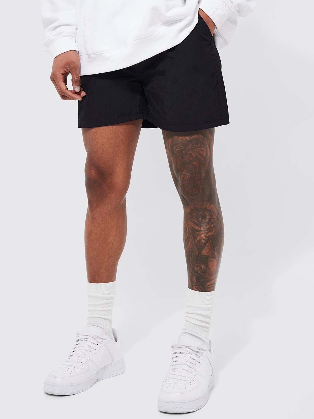 

boohooMAN Comfort Short Length Short, Black