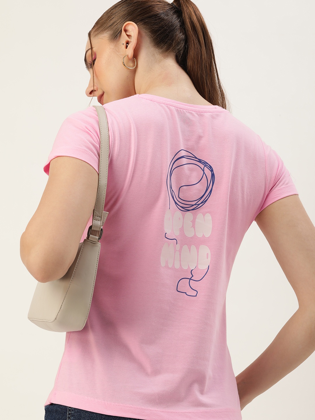 

Kook N Keech Women Typography Printed T-shirt, Pink