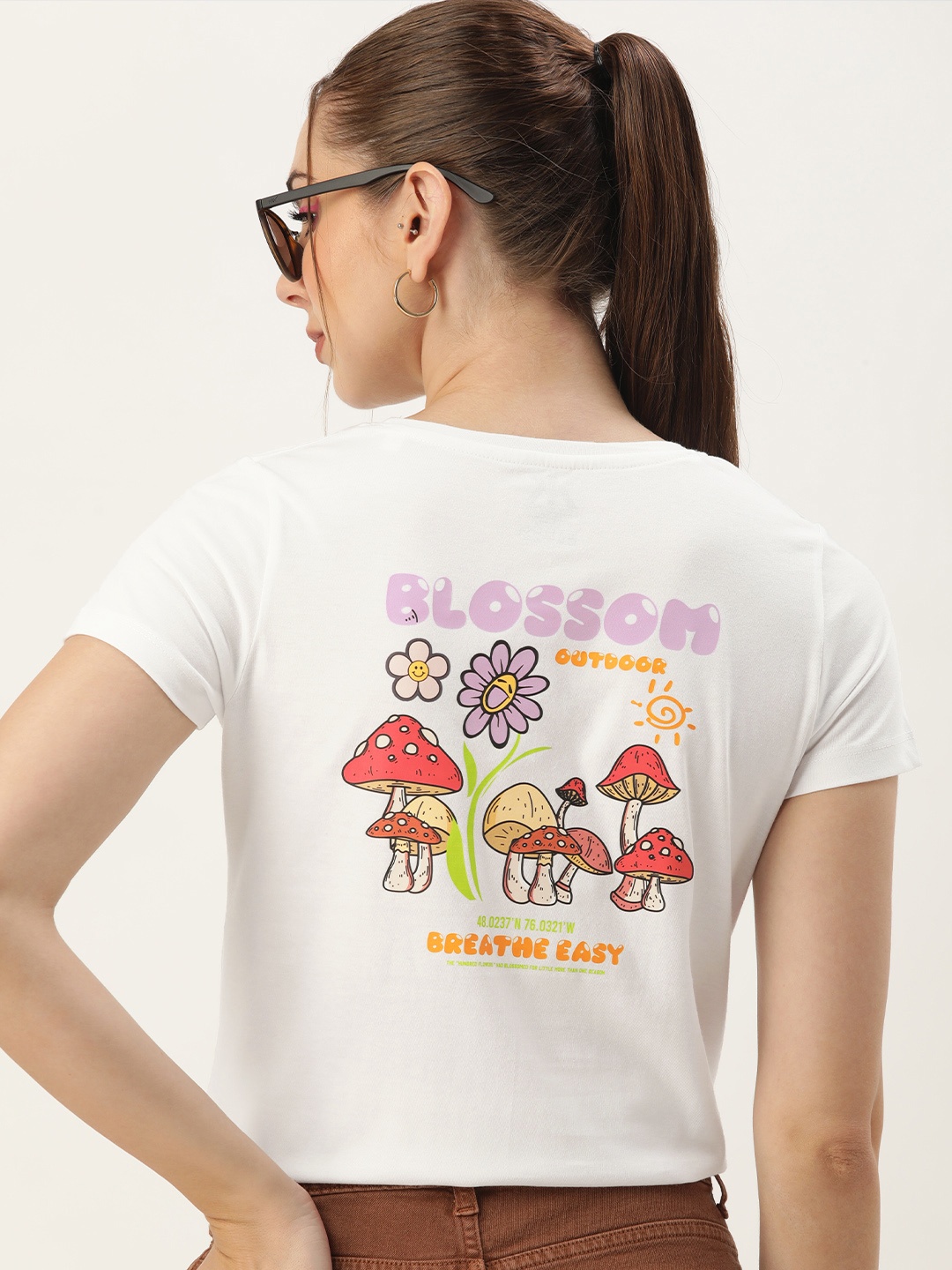 

Kook N Keech Women Graphic Printed T-shirt, White