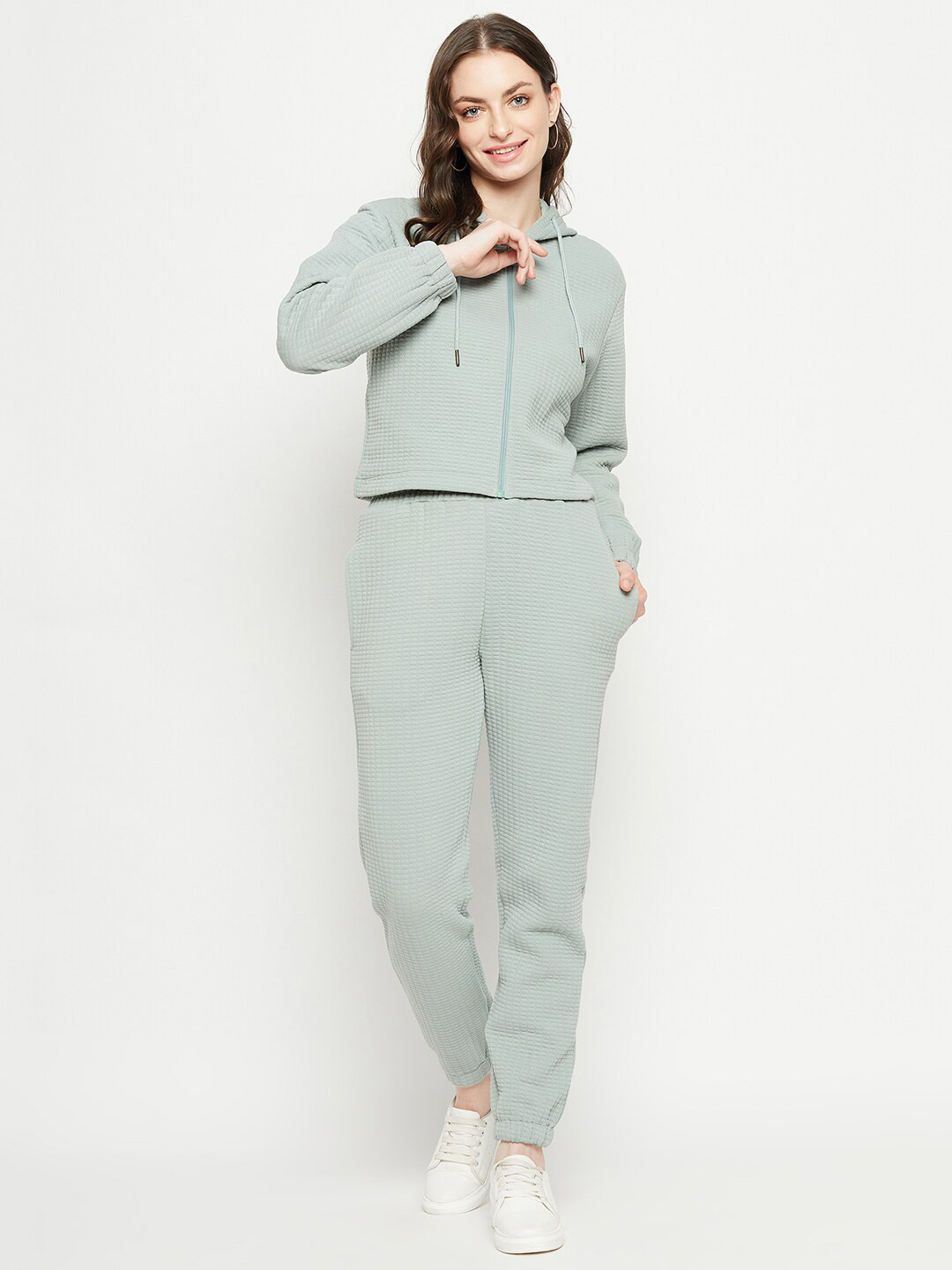 

Madame Women Top With Trousers, Green
