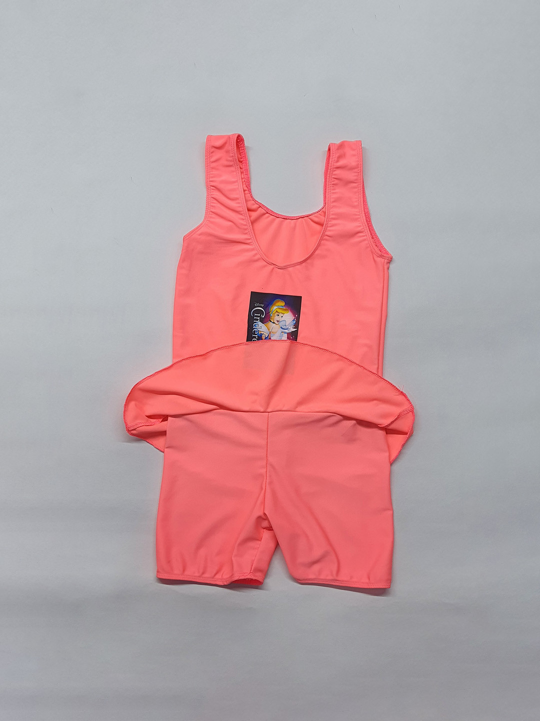 

Apraa & Parma Girls Printed Swimming Dress With Attached Shorts, Pink