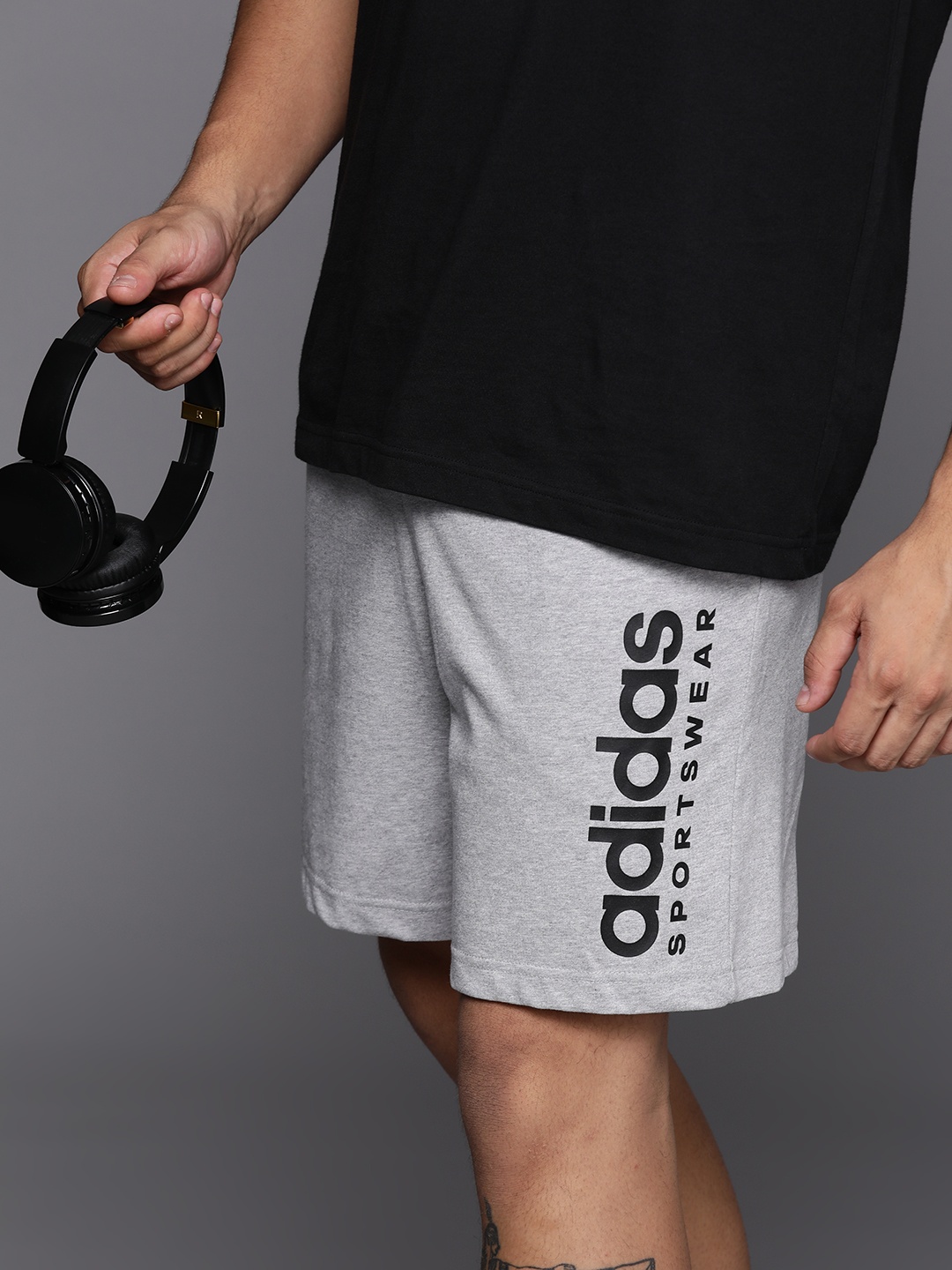 

ADIDAS Men All SZN Sports Shorts, Grey