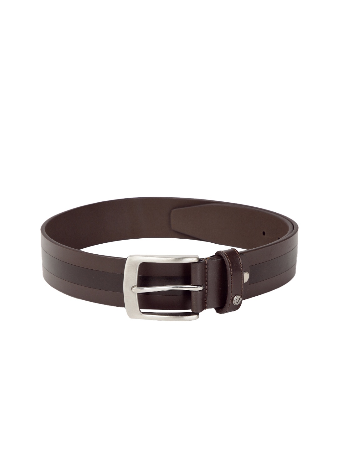 

Allen Solly Men Solid Leather Belt, Brown