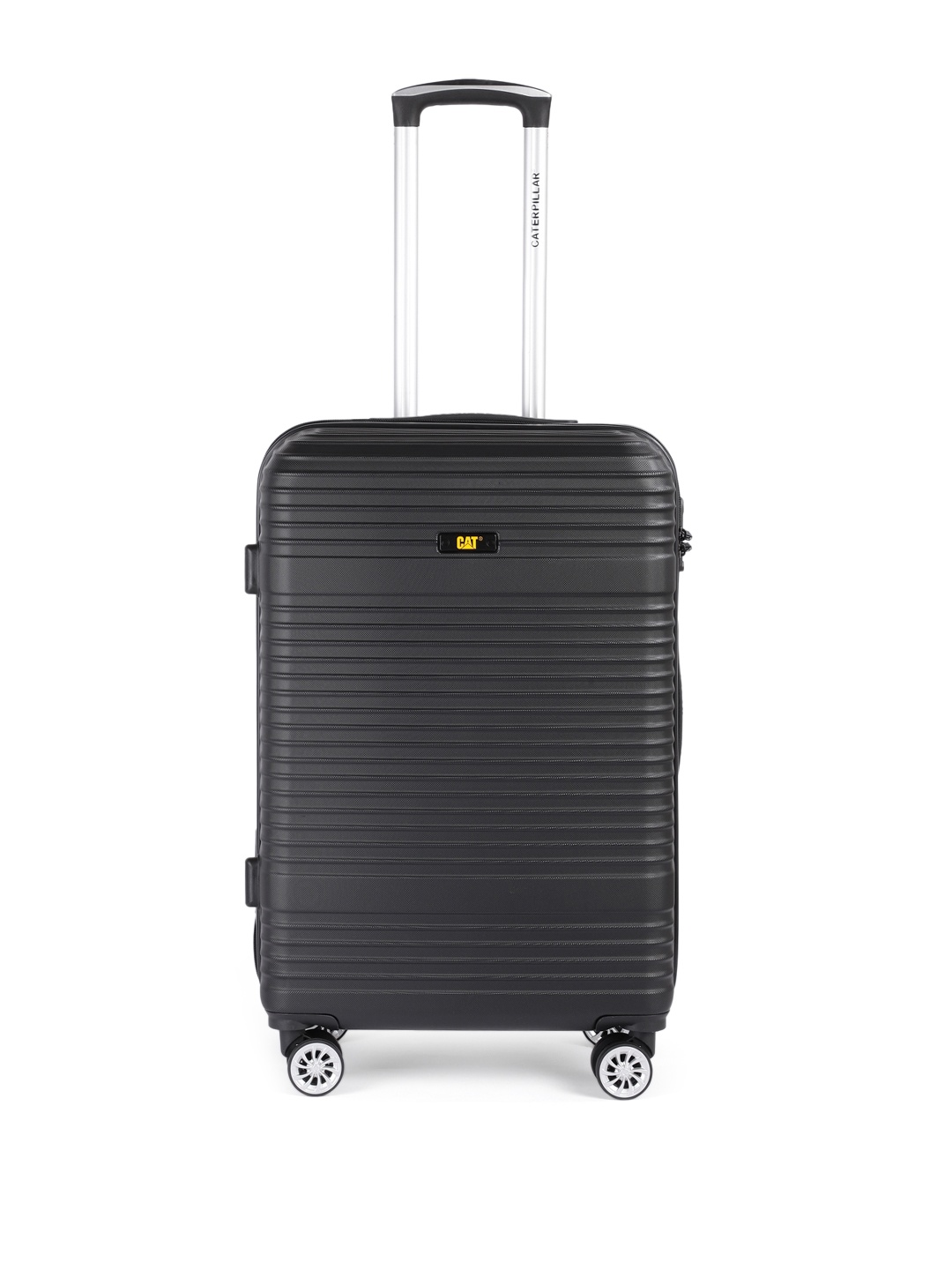 

CAT Textured 360-Degree Rotation Hard Medium Trolley Bag- 64 L, Black