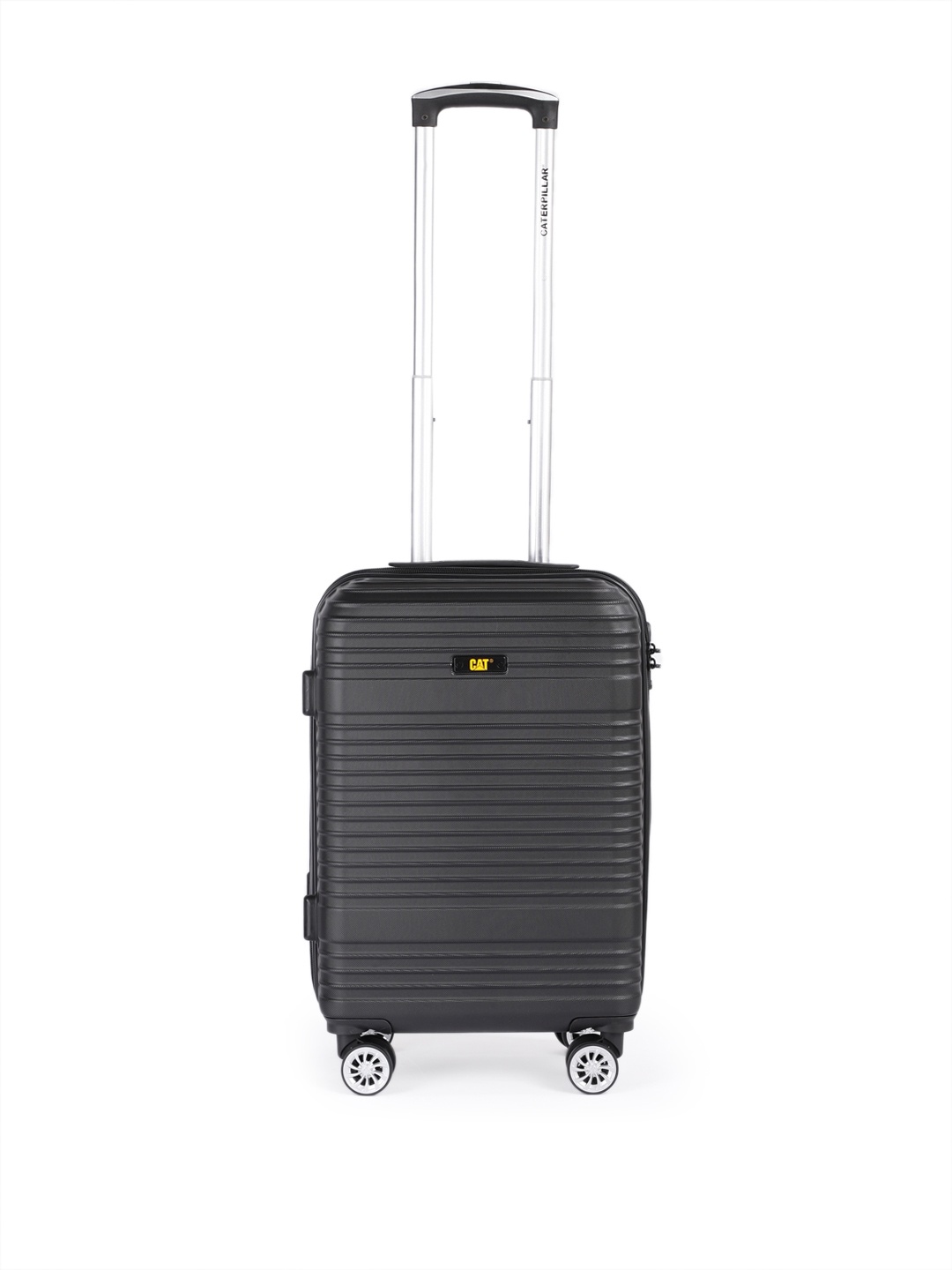 

CAT Textured 360-Degree Rotation Hard Cabin Trolley Bag- 39 L, Black