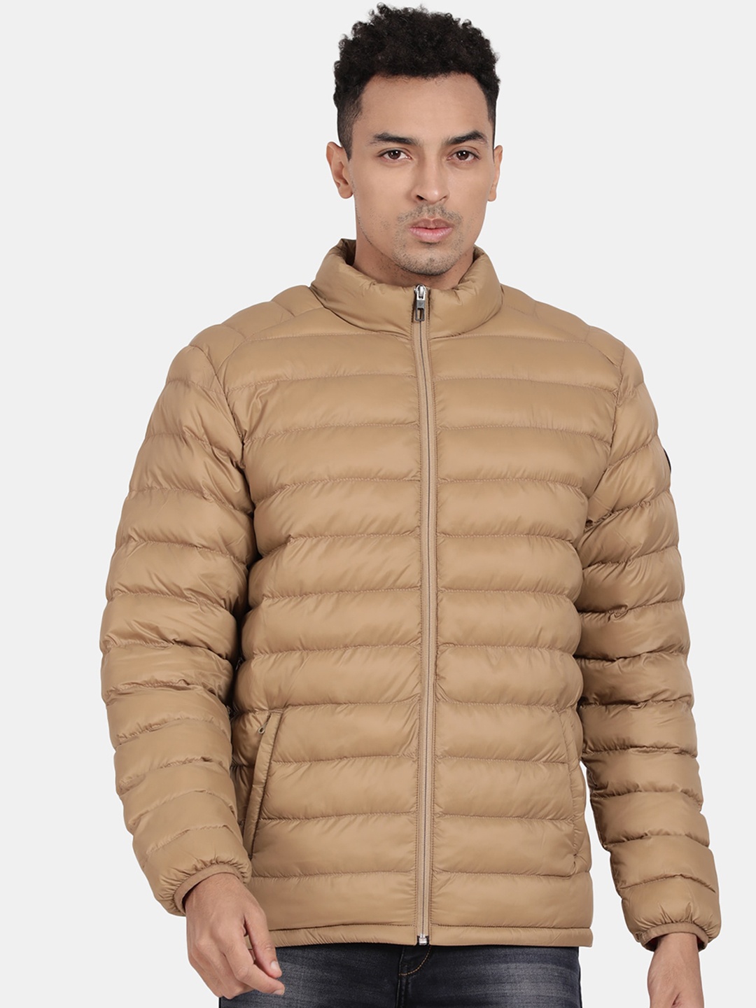 

t-base Windcheater Puffer Jacket, Beige