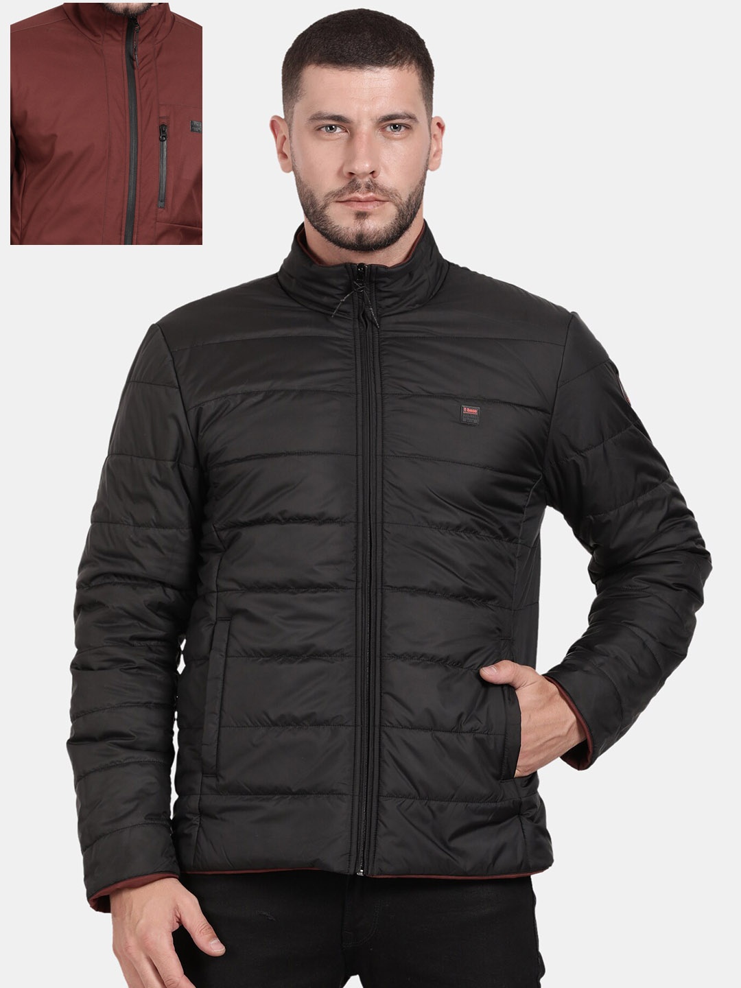 

t-base Reversible Padded Jacket, Black