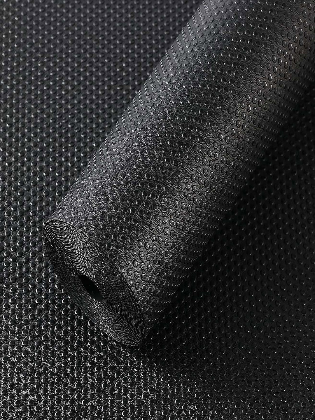 

STITCHNEST Black Textured Anti-Slip Shelf Liners