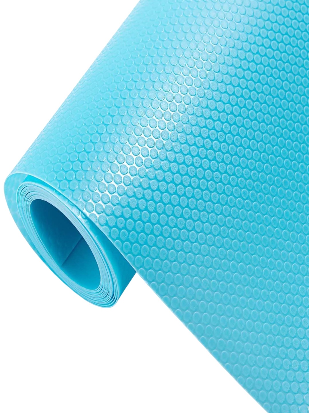 

STITCHNEST Aqua Blue Textured Anti-Slip Shelf Liner