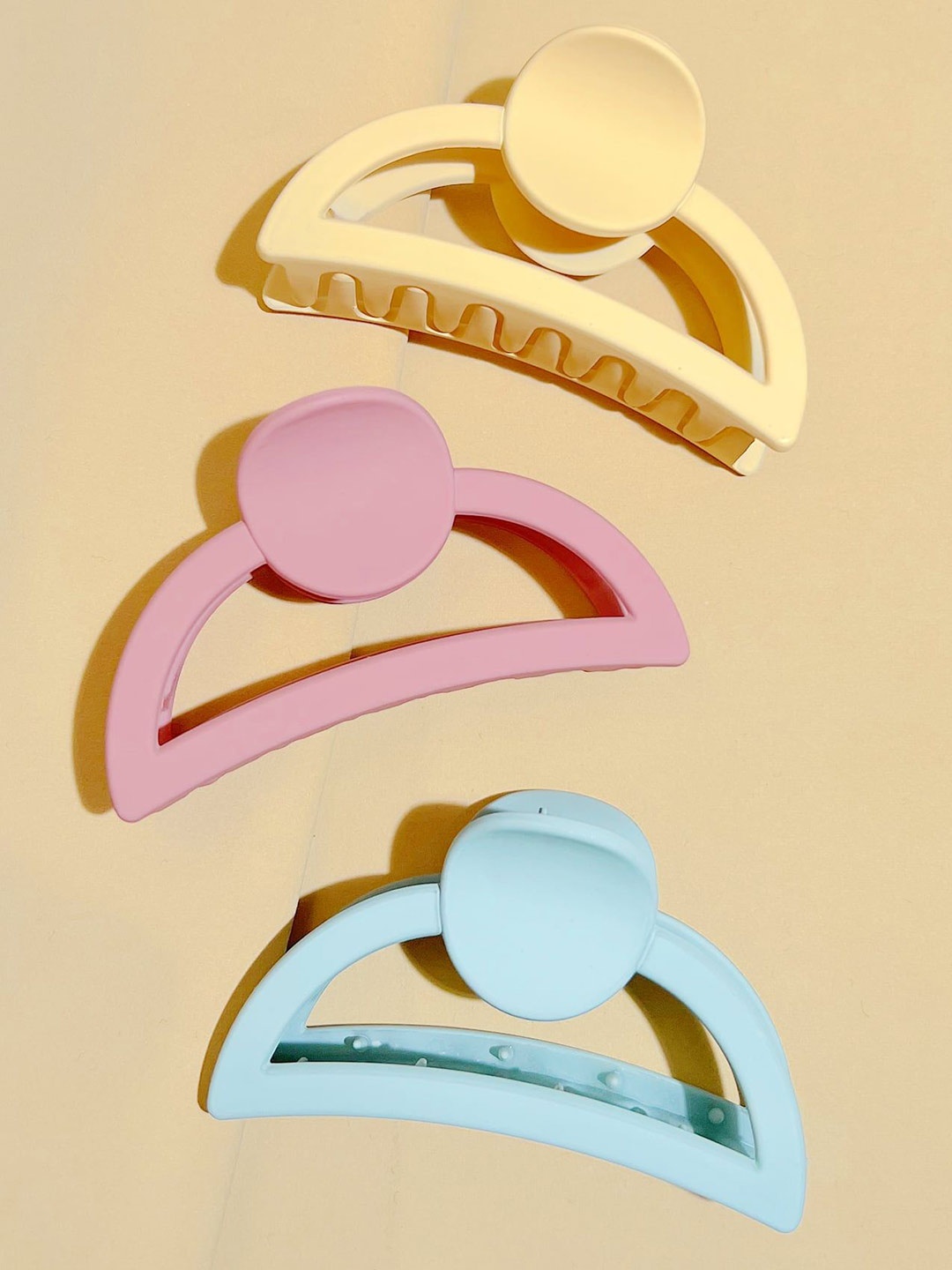 

FIMBUL Set of 3 Claw Clips, Yellow