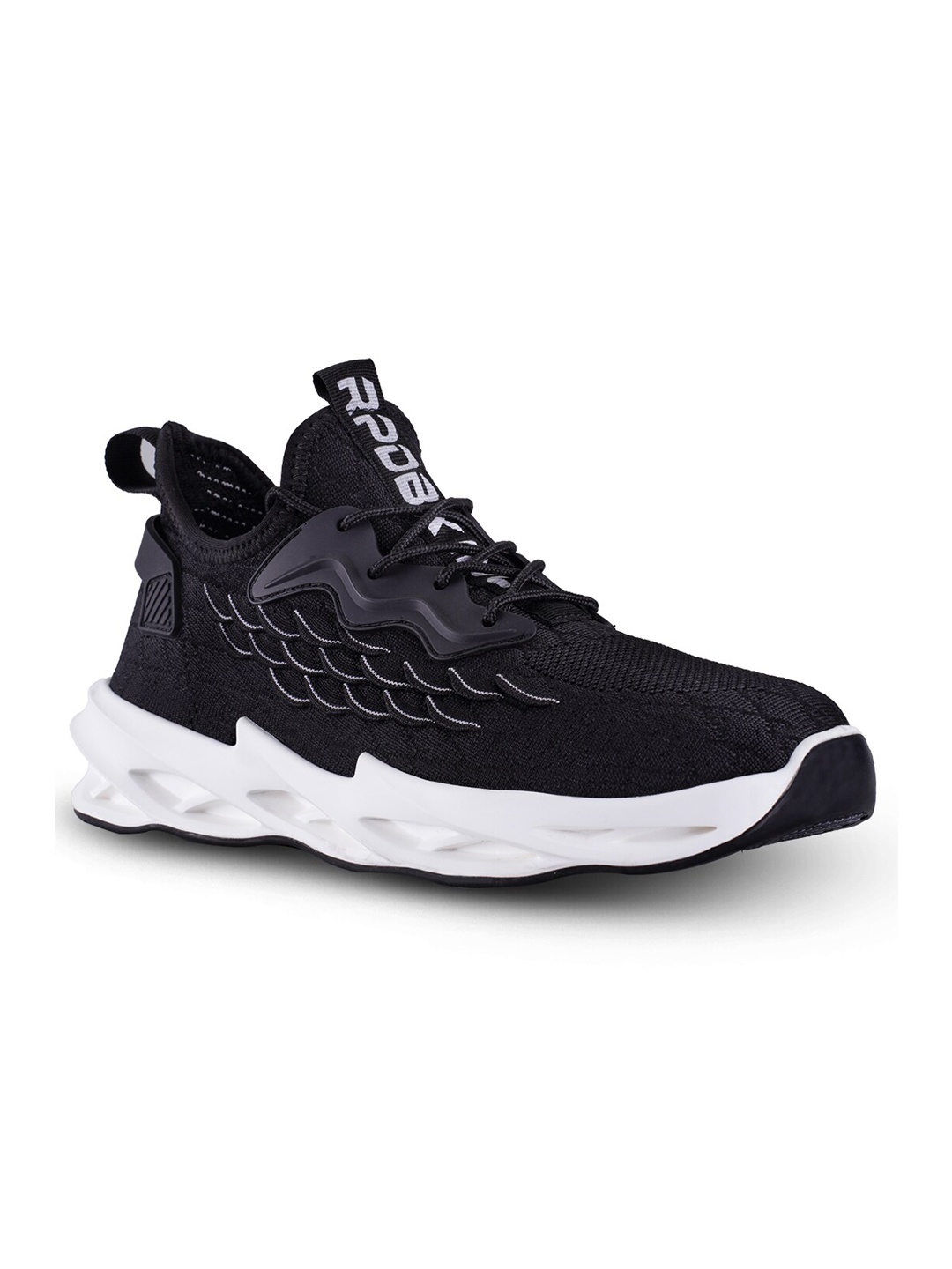 

RapidBox Men Mesh Running Shoes, Black