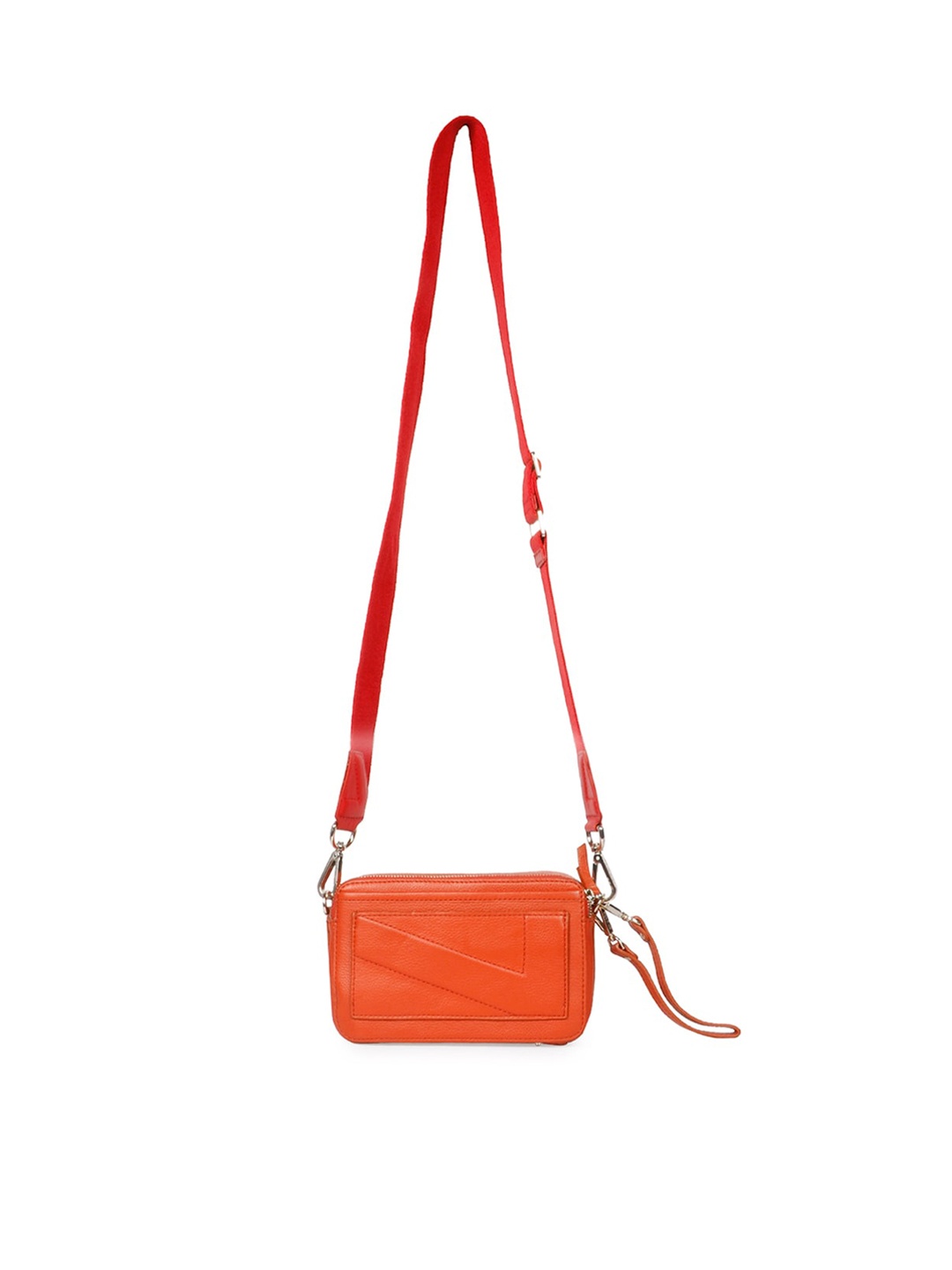 

Favore Leather Sling Handbag, Orange