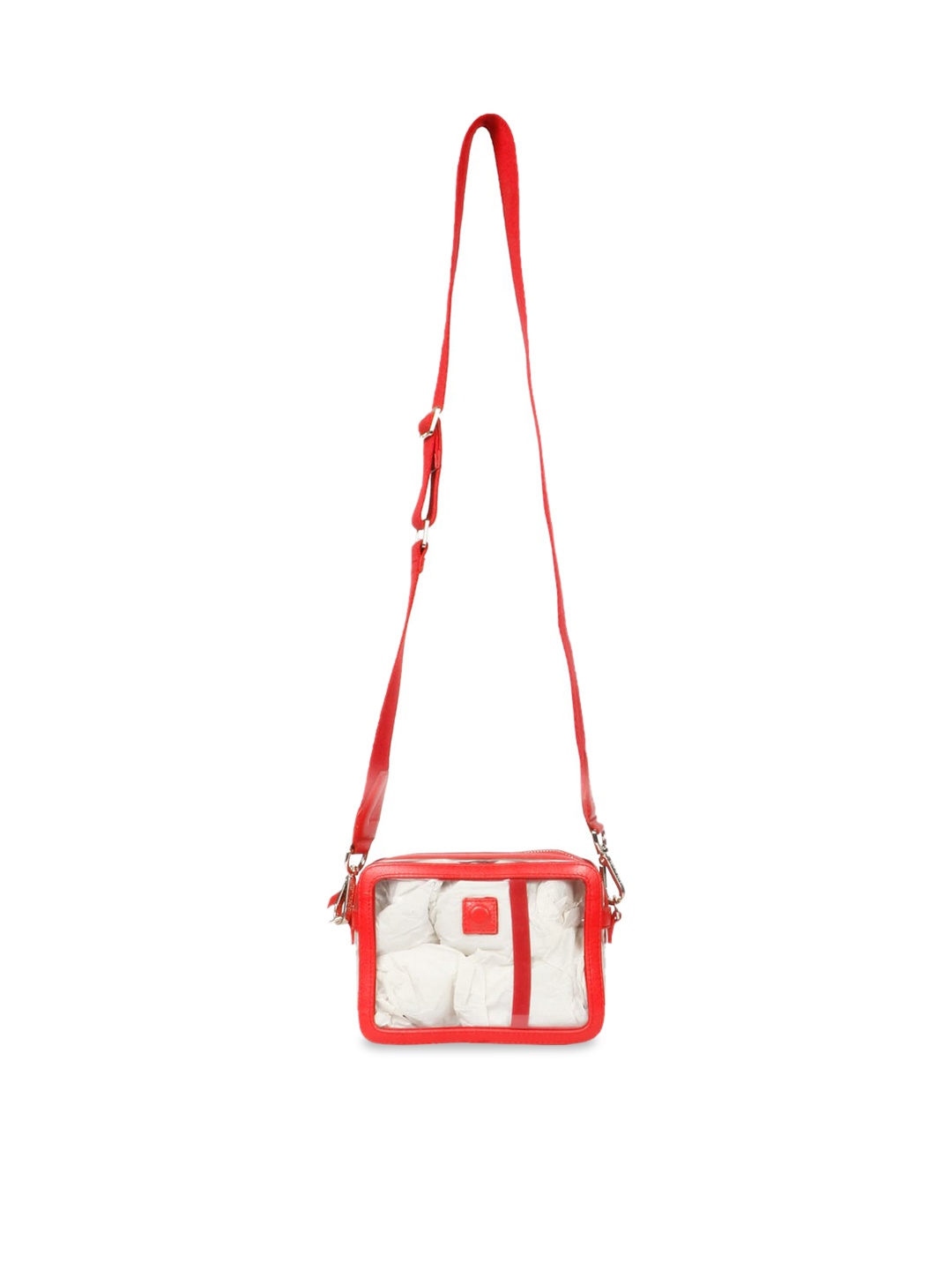 

Favore Structured Sling Bag, Red