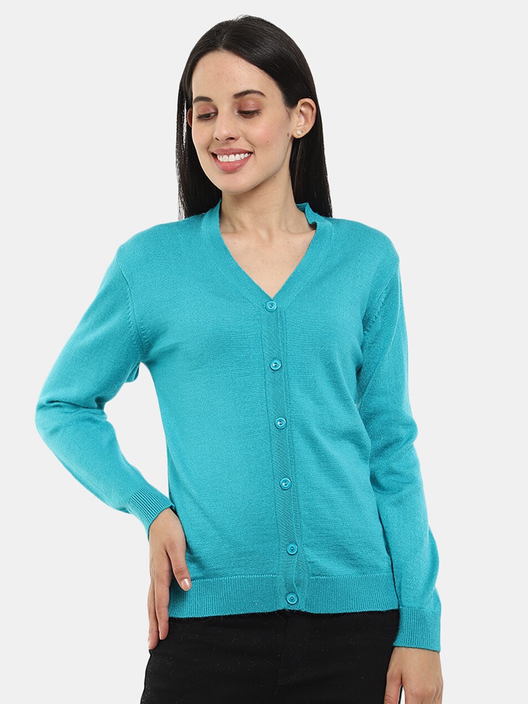 

V-Mart Long Sleeves Cotton Cardigan, Blue