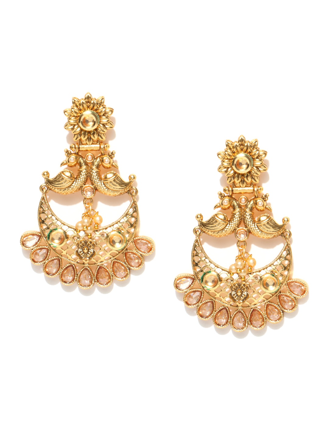 

Jewels Galaxy Gold-Plated Handcrafted Chandbalis