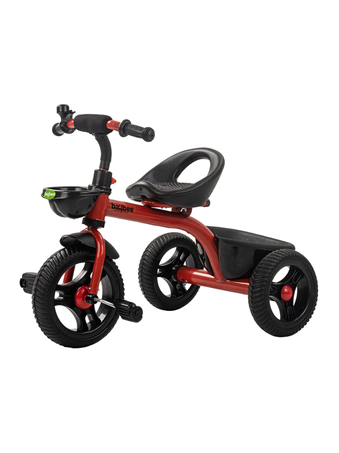 

BAYBEE Kids 2 In 1 Tricycle Ride-On Vehicles, Red