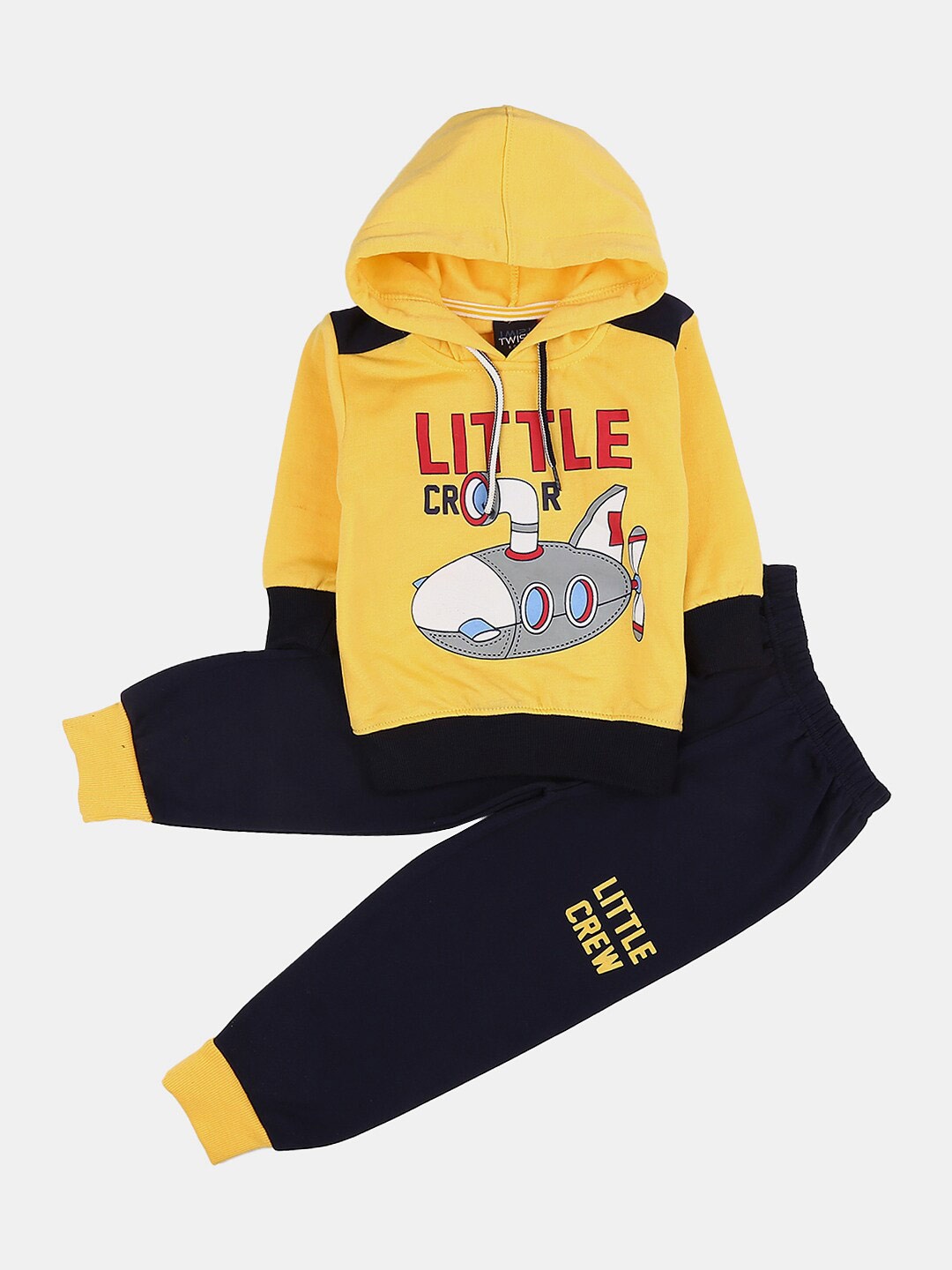 

V-Mart Boys T-Shirt With Trousers, Yellow