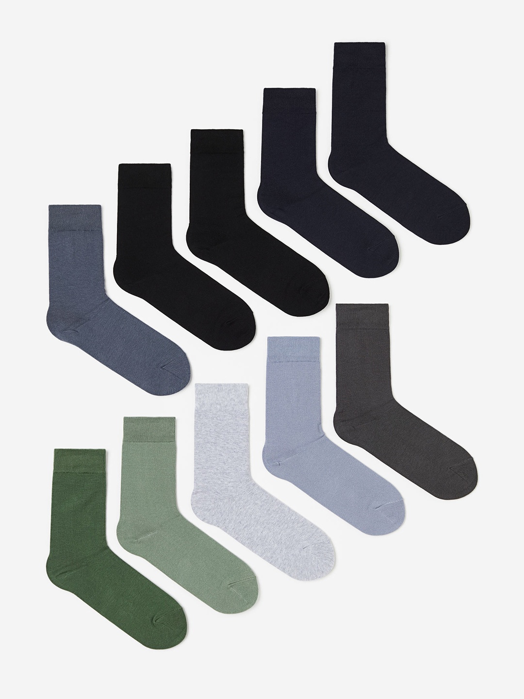 

H&M Men 10-Pack Socks, Blue