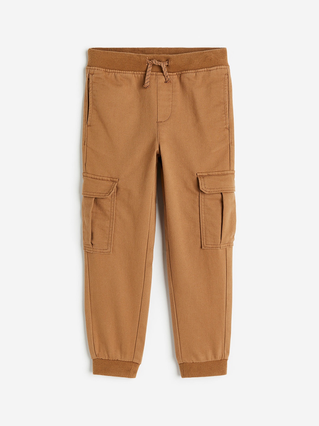 

H&M Boys Slim Fit Cargo Trousers, Brown