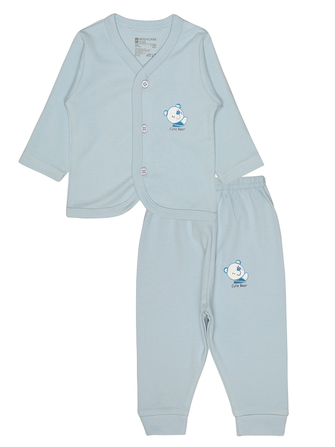 

Bodycare Kids Kids V-Neck Shirt with Trousers, Blue
