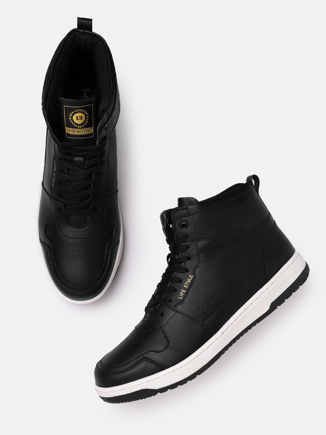 

HRX by Hrithik Roshan Men Club Culture Sneakers, Black