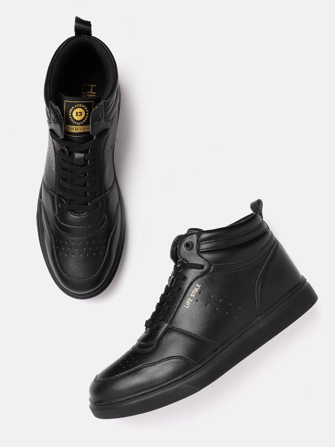 

HRX by Hrithik Roshan Men Club Culture Sneakers, Black
