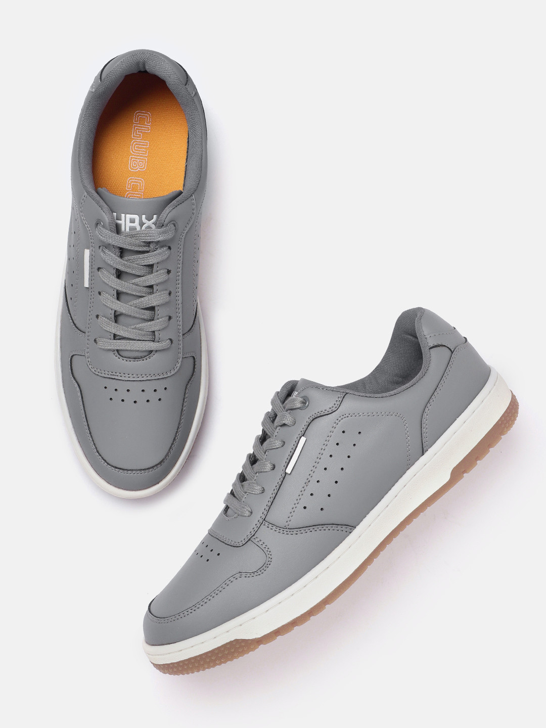 

HRX by Hrithik Roshan Men Club Culture Sneakers, Grey