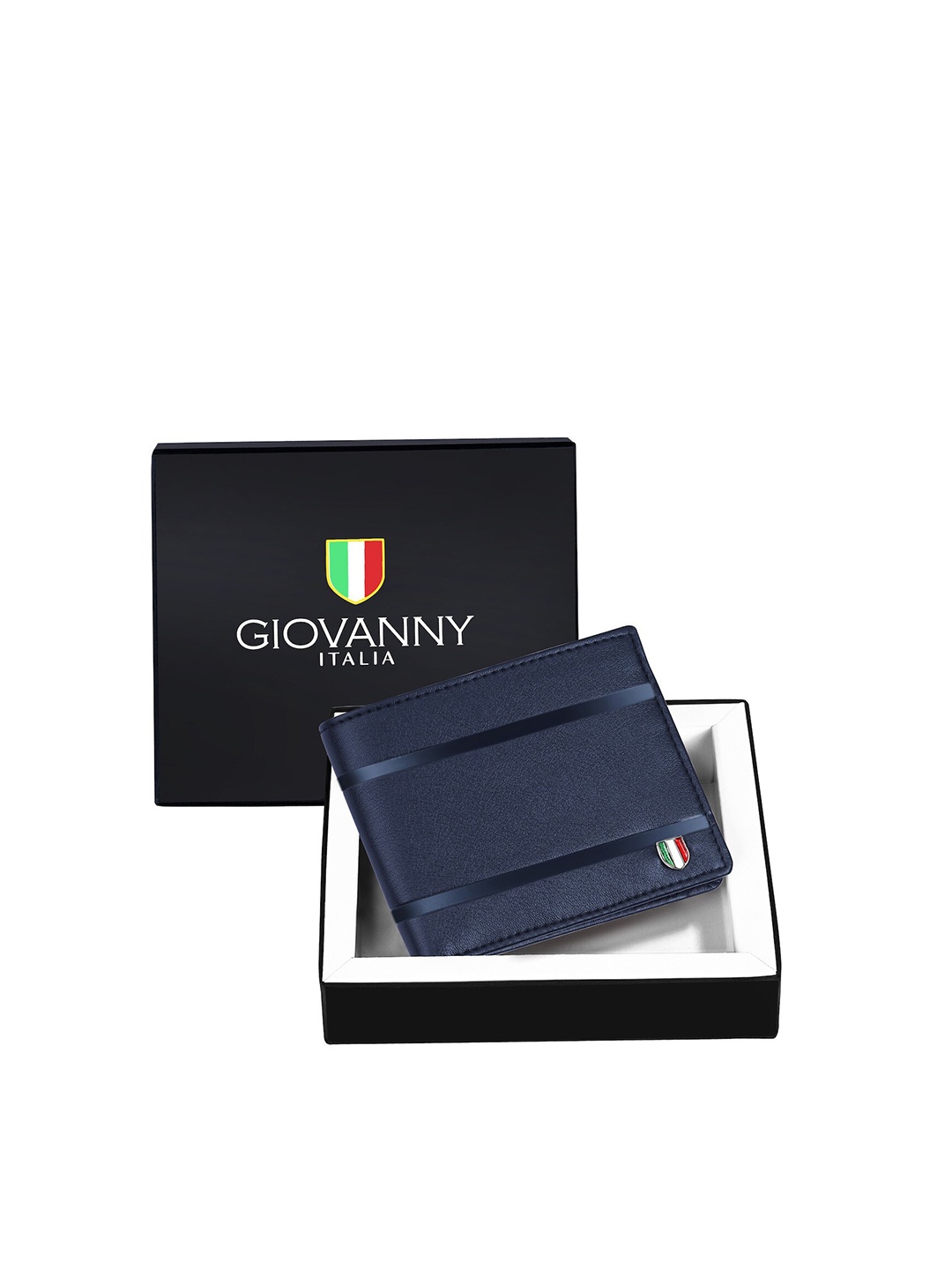 

GIOVANNY Men Two Fold Wallet, Blue