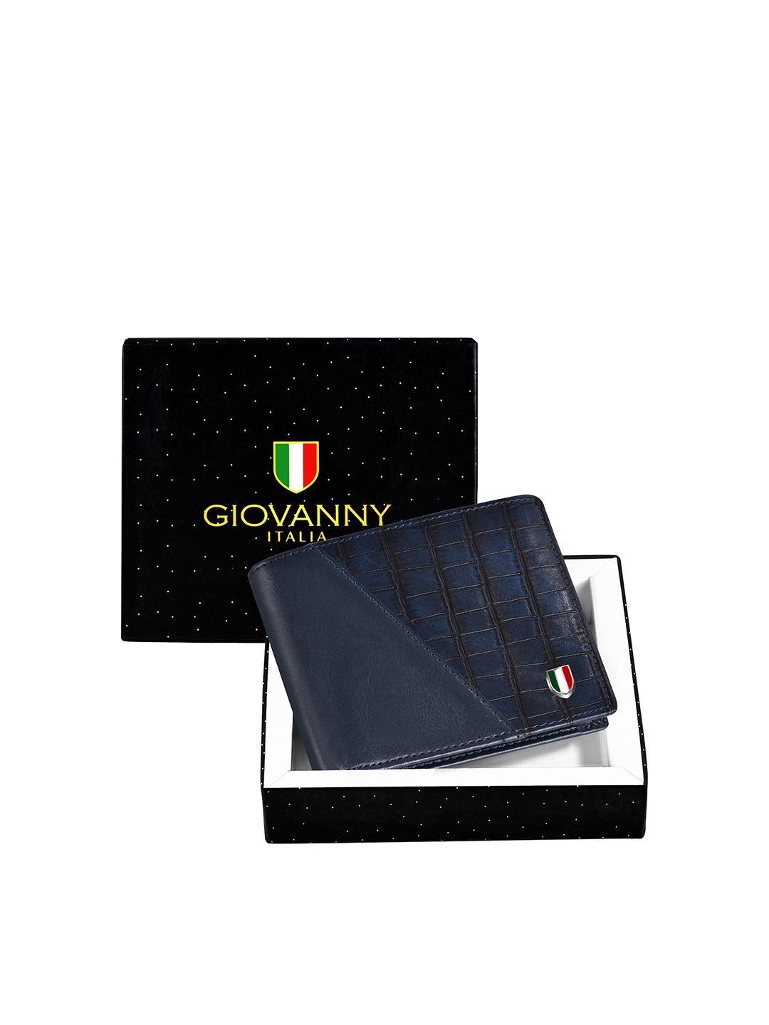 

GIOVANNY Men Two Fold Wallet, Blue