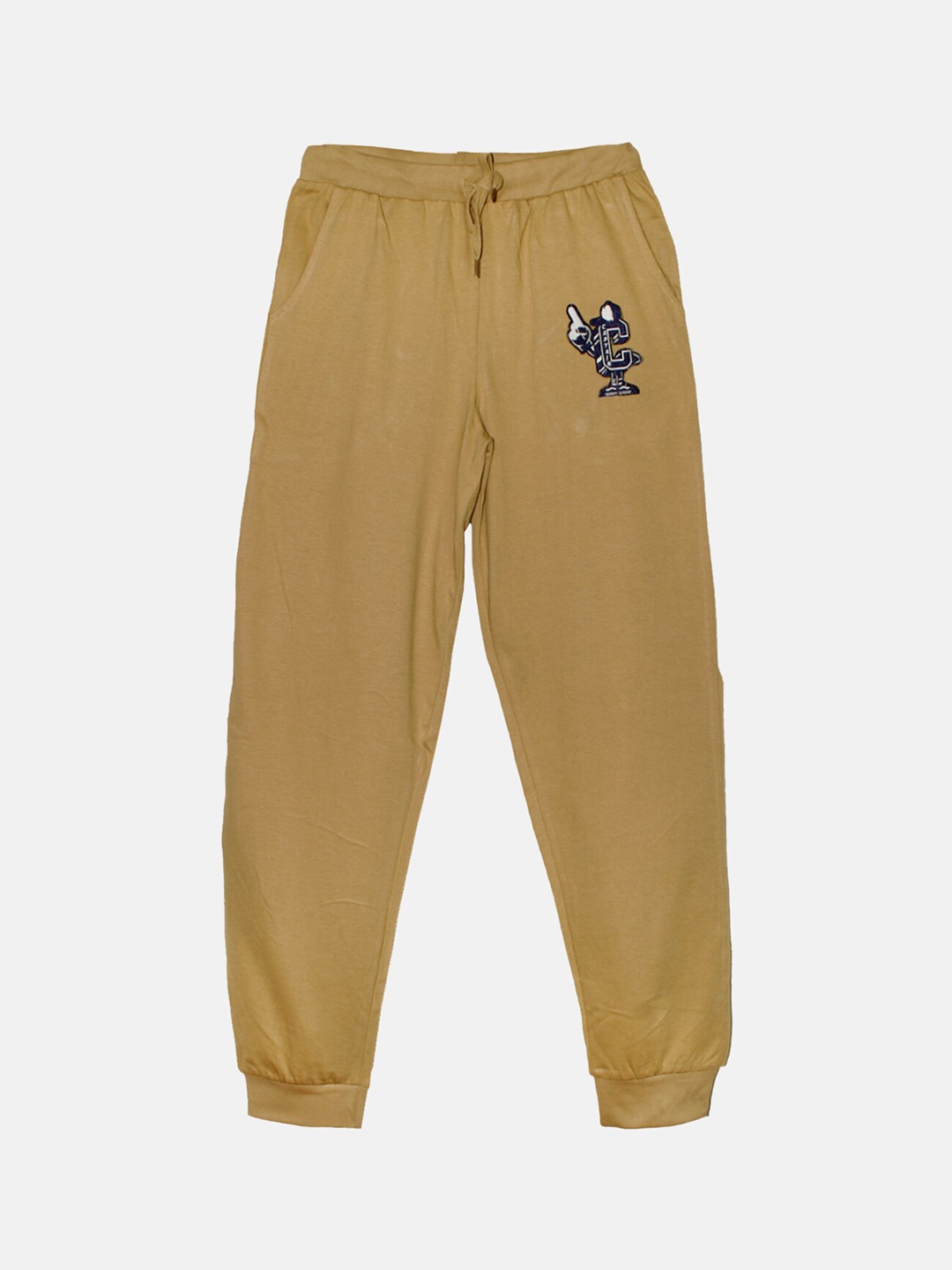 

KiddoPanti Boys Pure Cotton Joggers, Khaki