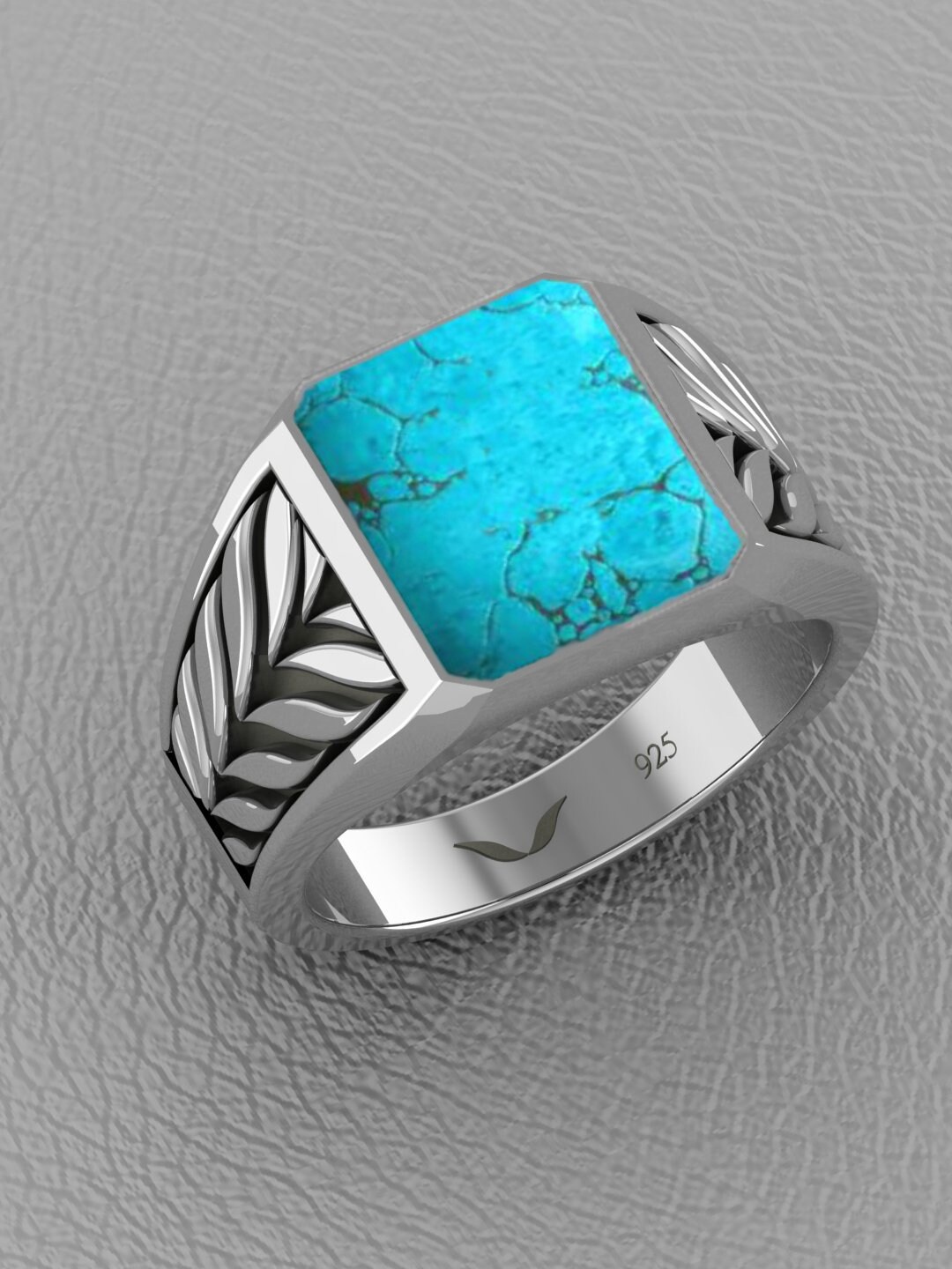 

Vitra Jewellery Rhodium-Plated 925 Sterling Silver Stone-Studded Finger Ring