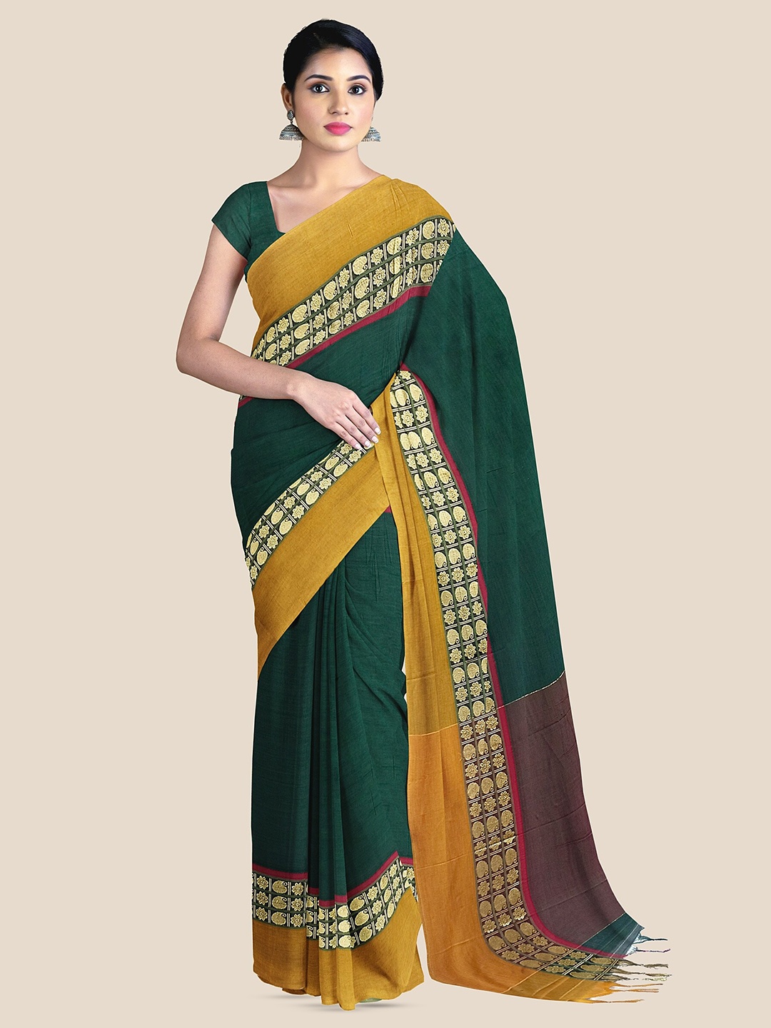 

The Chennai Silks Sambalpuri Saree, Green