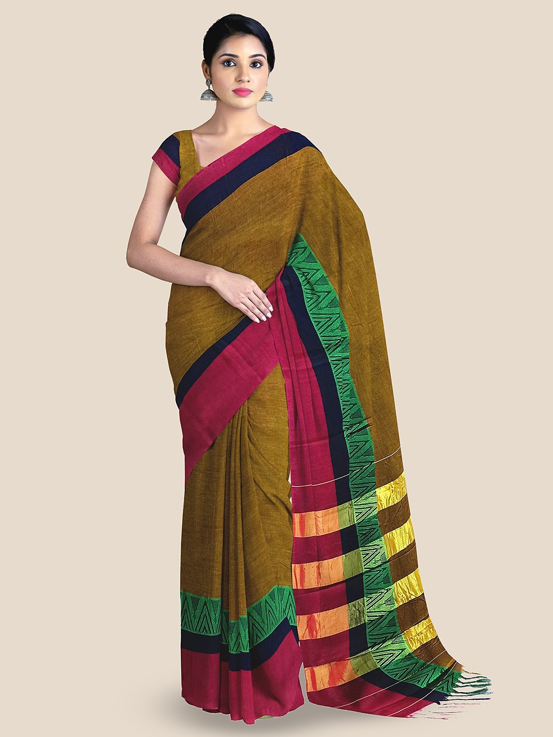 

The Chennai Silks Sambalpuri Saree, Mustard