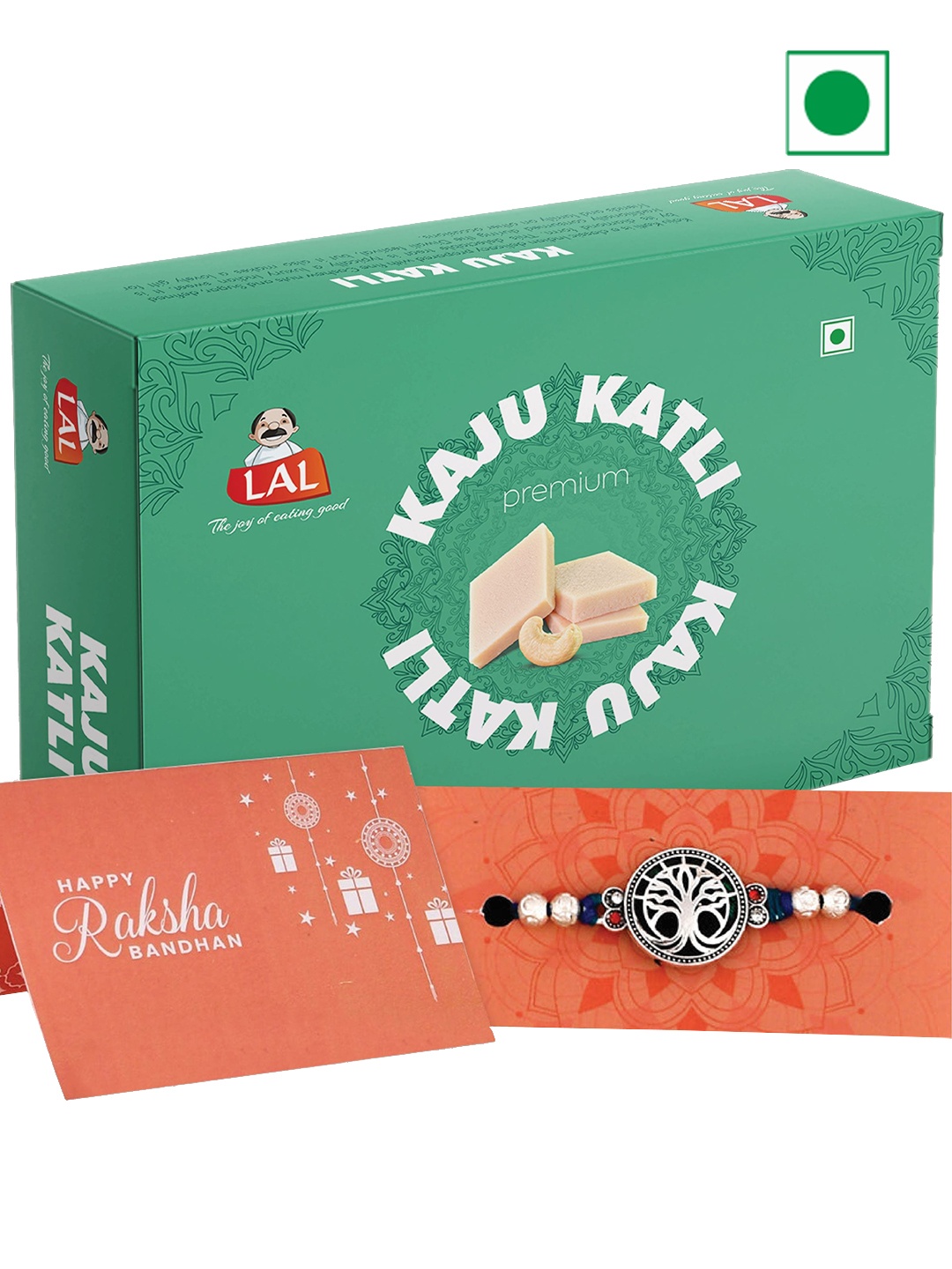 

LAL Kaju Katli With Rakhi-400gms, Blue