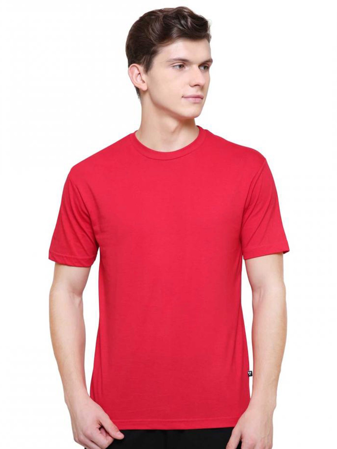 

PROTEENS Round Neck Sports T-shirt, Red