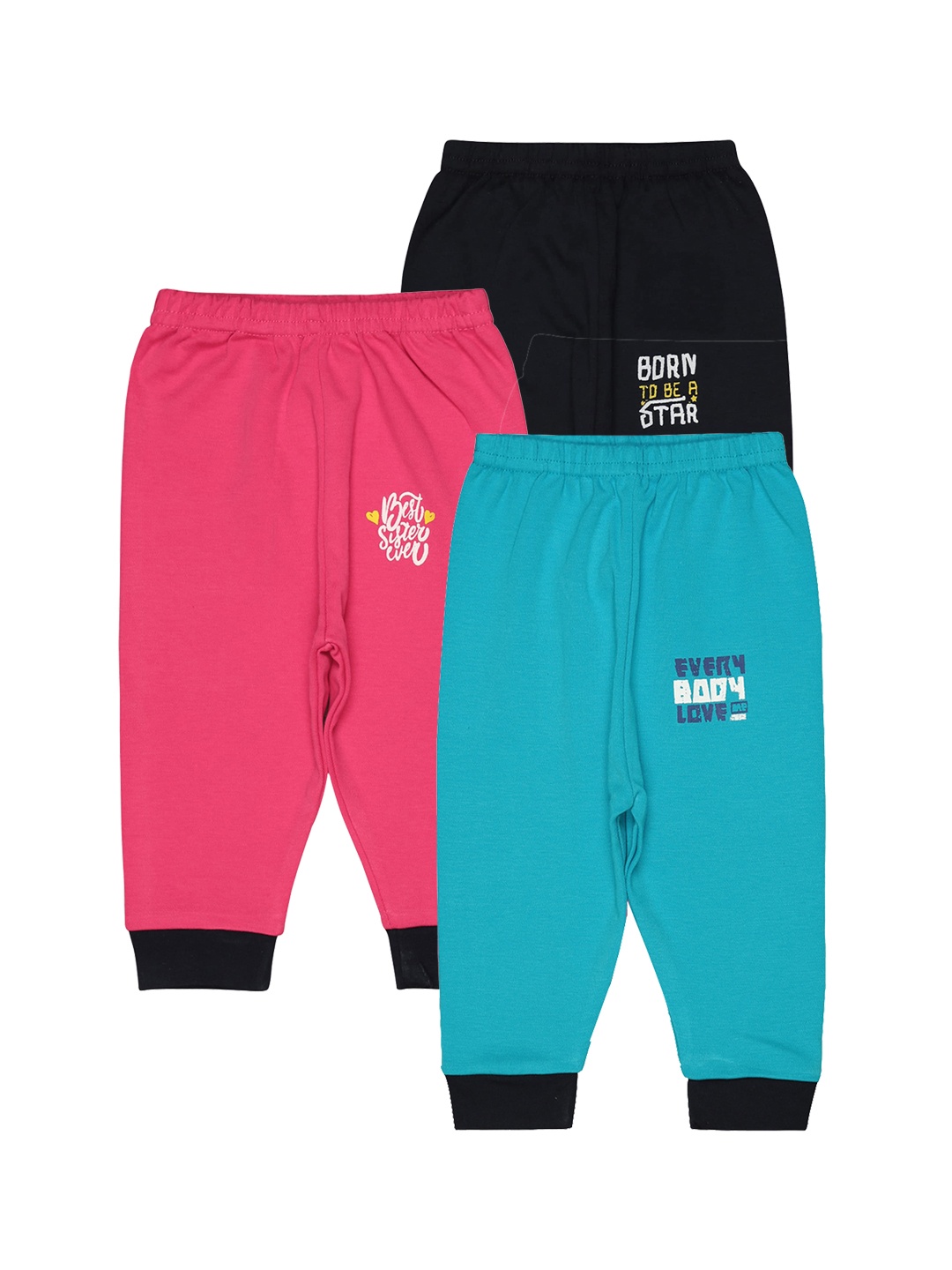 

Bodycare Infants Pack Of 3 Assorted Cotton Joggers