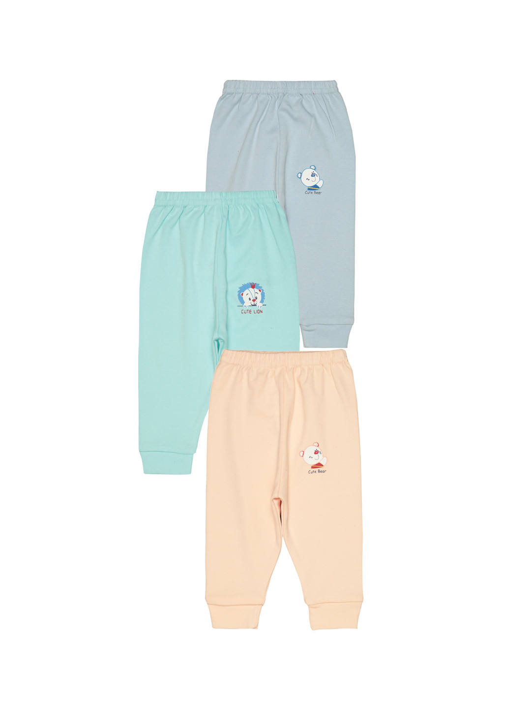

Bodycare Infants Pack Of 3 Assorted Cotton Lounge Pants