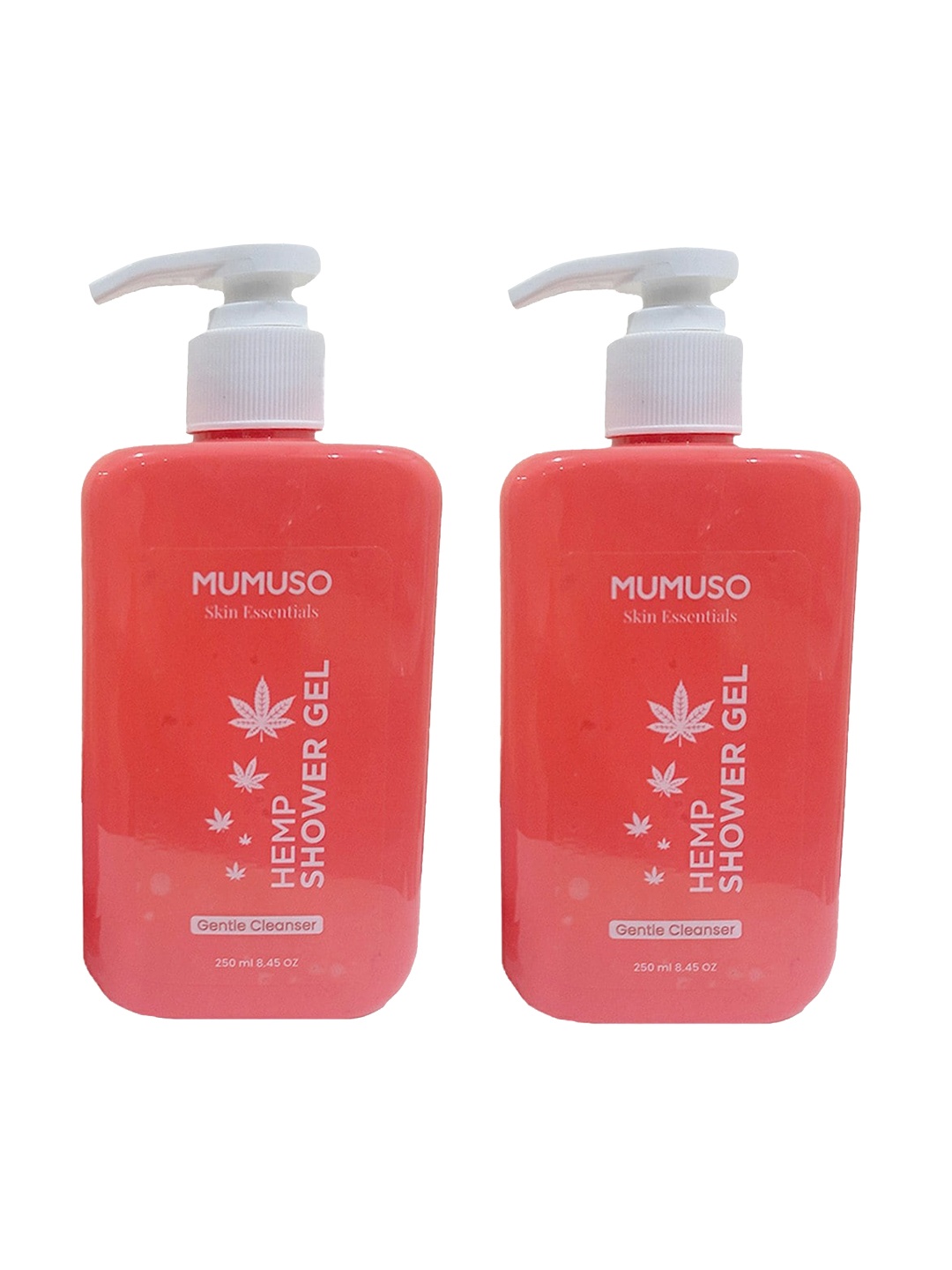 

MUMUSO Set Of 2 Gentle Cleanser Nourishing & Hydrating Hemp Shower Gel - 250ml Each, Pink