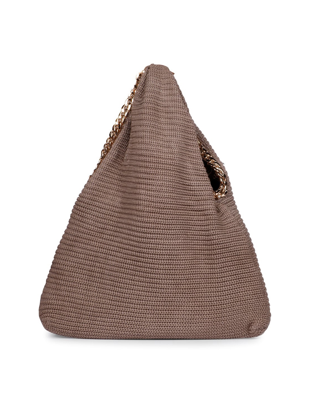 

Saint G Striped Structured Shoulder Bag, Grey