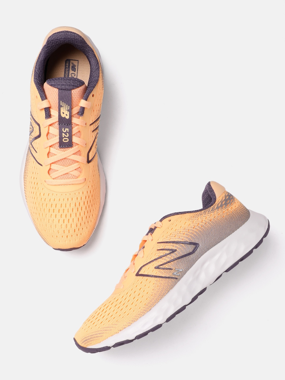 

New Balance Women 520 Woven Design Running Shoes, Orange