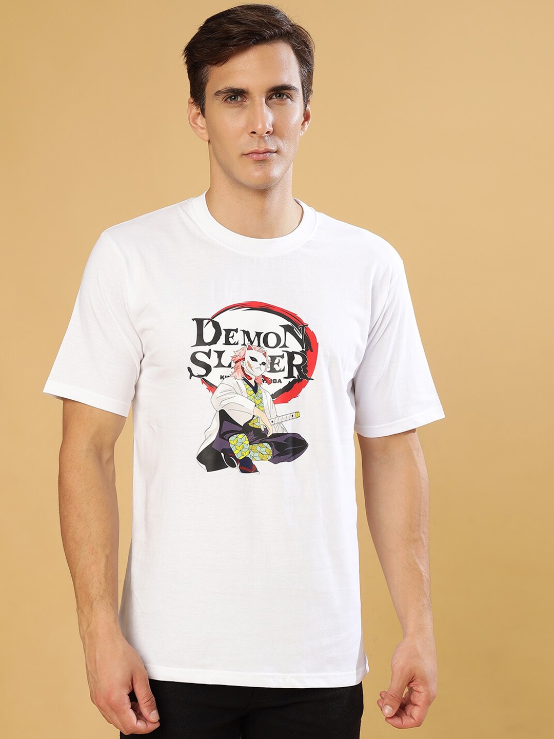 

Gavin Paris Typography Printed Pure Cotton Regular T-shirt, White