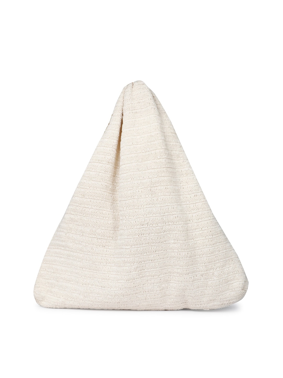 

Saint G Textured Structured Shoulder Bag, White