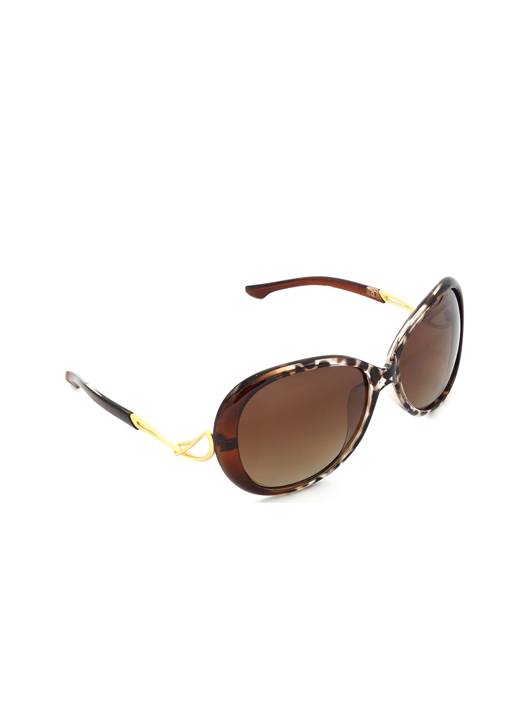 

HRINKAR Women Butterfly Sunglasses With Polarised And UV Protected Lens, Brown