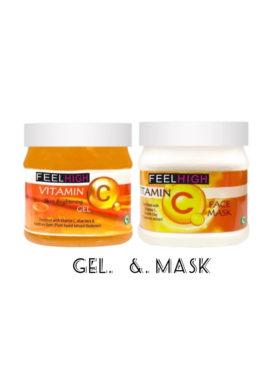 

FEELHIGH Set Of 2 VitaminC Gel & mask - 500ml each, Multi
