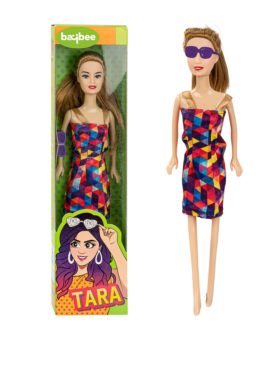 

BAYBEE Kids Printed Soft Toys & Dolls, Gold