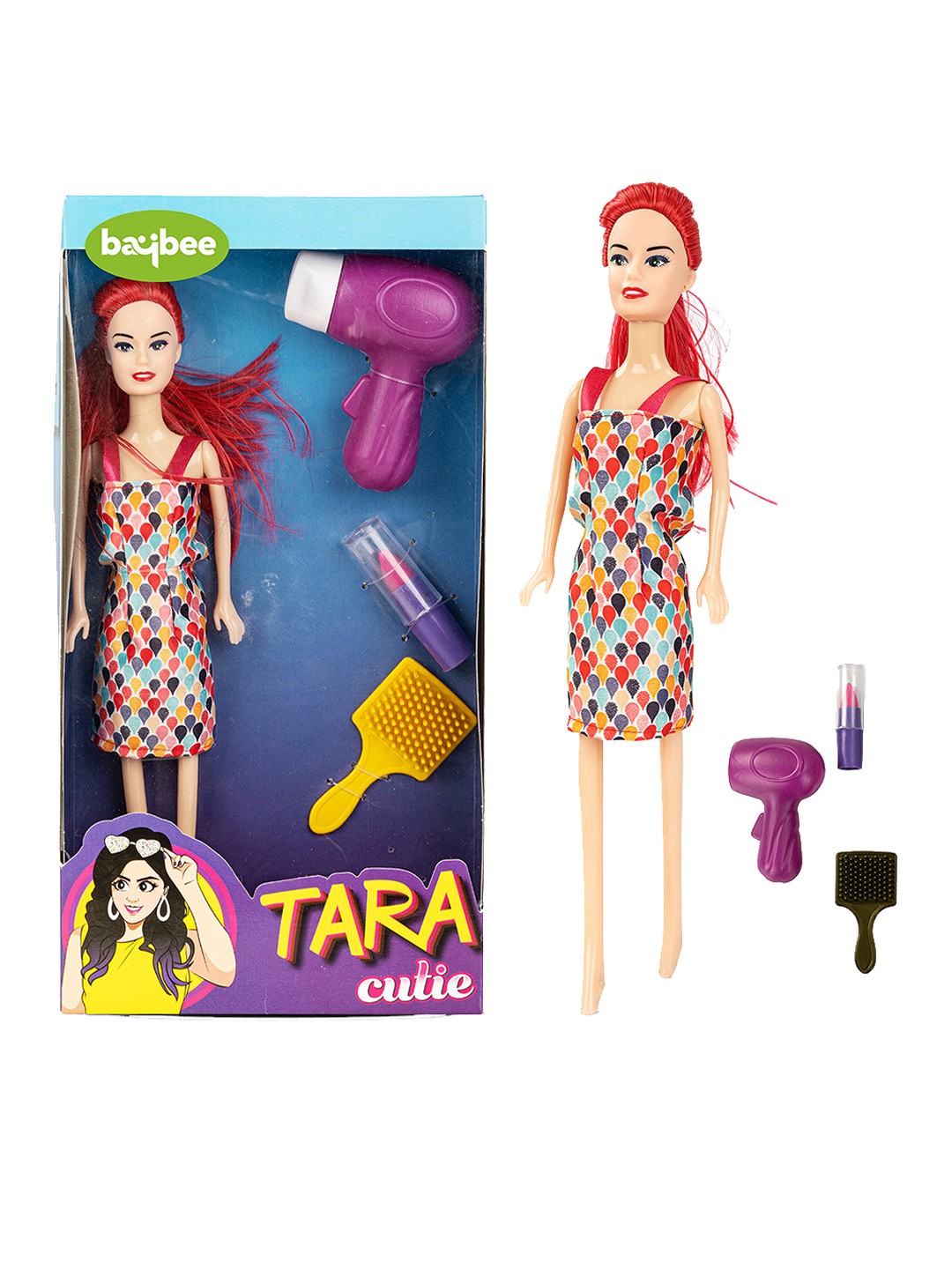 

BAYBEE Kids Printed Soft Toys & Dolls, Pink