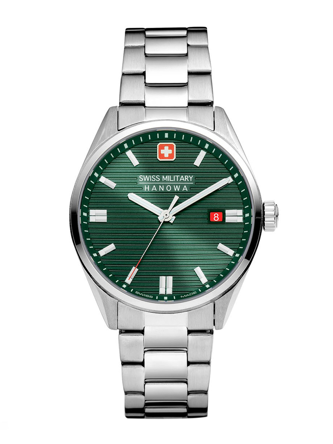 

SWISS MILITARY HANOWA Men Bracelet Style Straps Analogue Watch SMWGH2200105, Olive